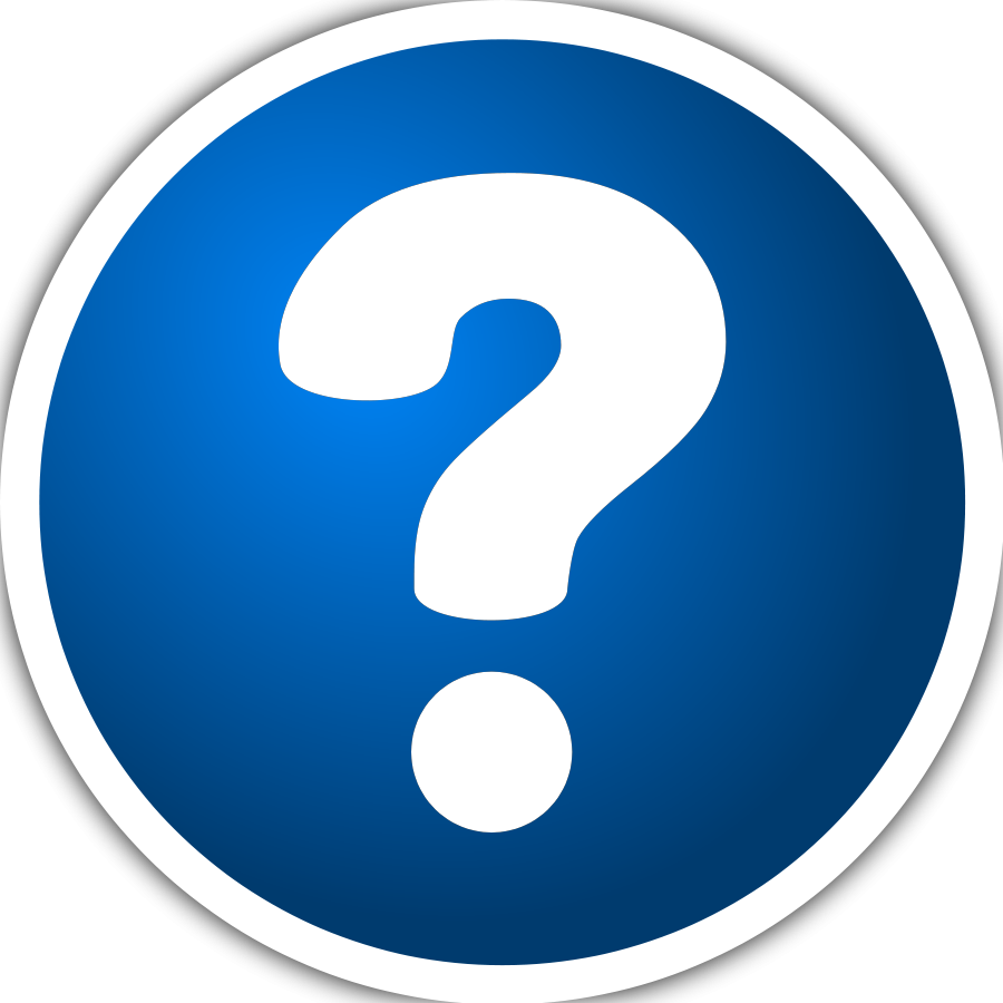 question purzen Icon with question mark Vector Clipart
